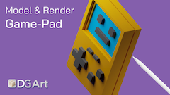 Model and Render Game Pad Tutorial