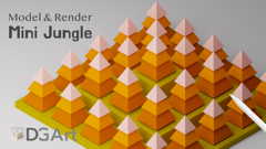 Model and Render Mini Jungle Tutorial