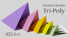 Modeling & Rendering Tri-Poly