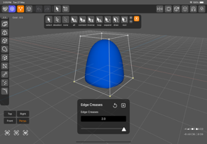 iPadOS DGArt 3D Modeler and Renderer Screenshot