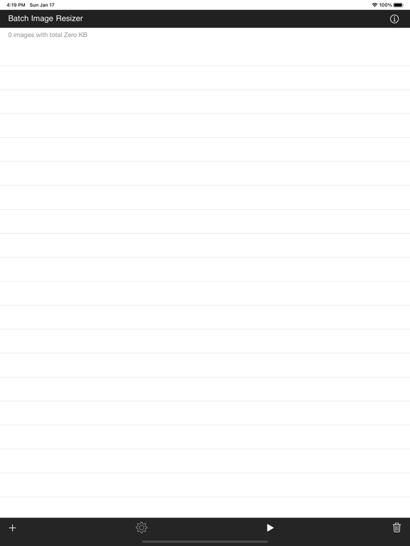 Batch_Image_Resize iPadOS App Screenshot 2