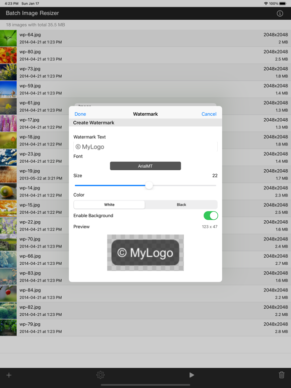 Batch_Image_Resize iPadOS App Screenshot 7