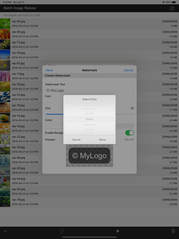 Batch_Image_Resize iPadOS App Screenshot 8