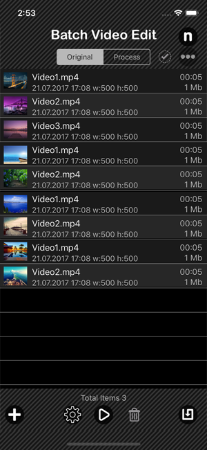 Batch Videos Edit iOS App for iPhone and iPad