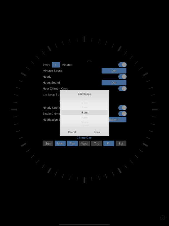Chime_Clock iPadOS App Screenshot 10