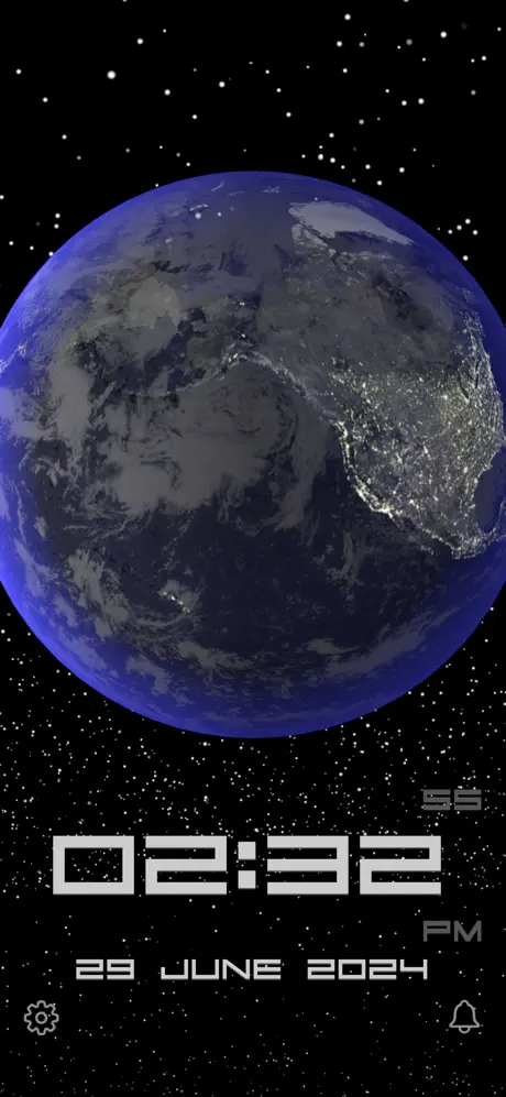 Earth_Clock_Plus iOS App Screenshot 1