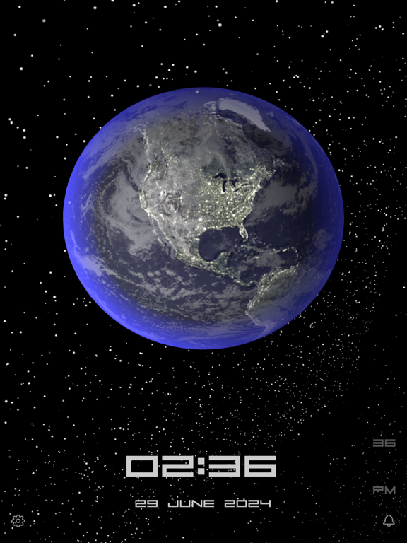 Earth_Clock_Plus iPadOS App Screenshot 1