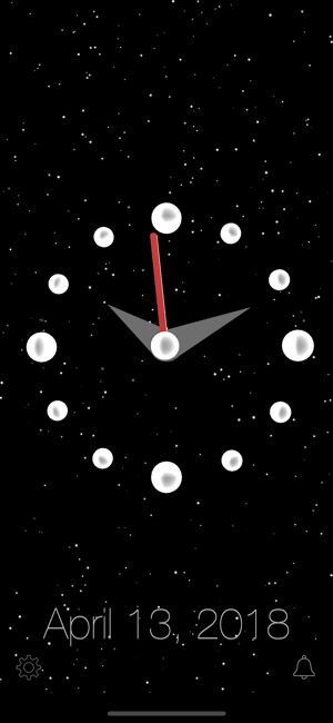 Galaxy Clock Plus iOS App for iPhone and iPad