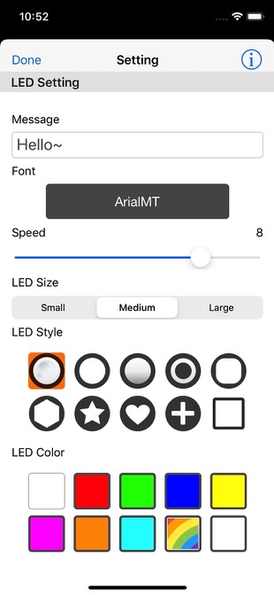 LED Board Plus iOS App for iPhone and iPad