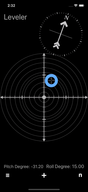 Leveler Plus iOS App for iPhone and iPad