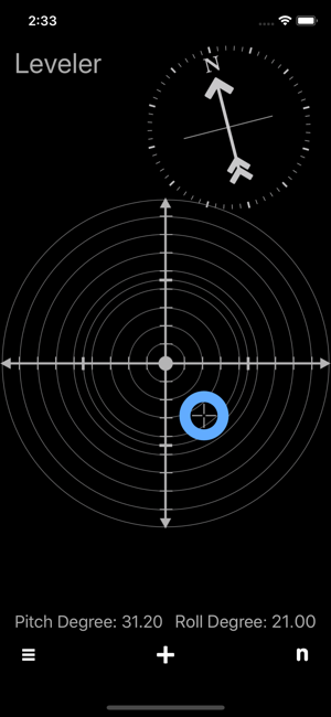 Leveler Plus iOS App for iPhone and iPad