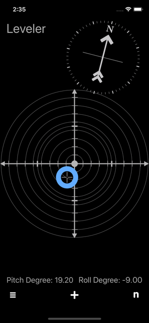 Leveler Plus iOS App for iPhone and iPad