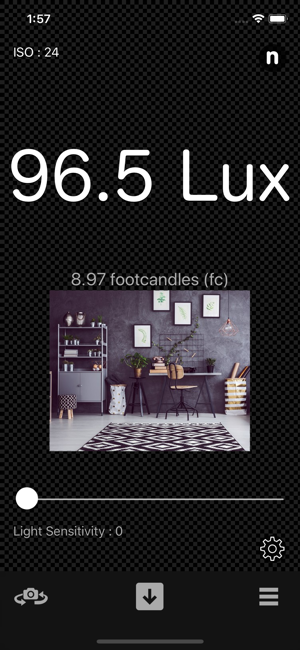 Light Meter - Brightness Calc iOS App for iPhone and iPad