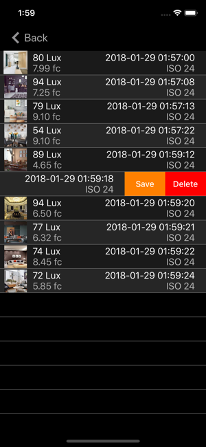 Light Meter - Brightness Calc iOS App for iPhone and iPad