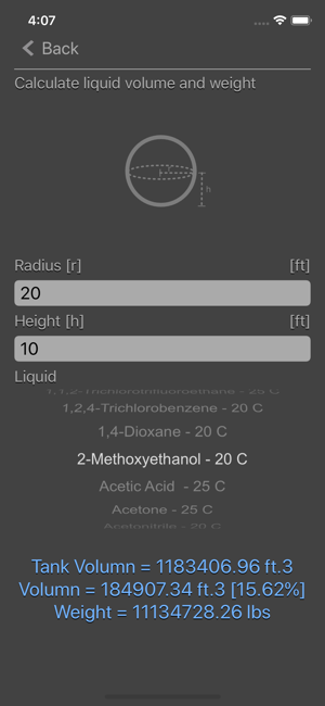 Liquid Calculator iOS App for iPhone and iPad