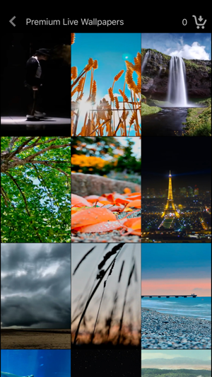 Live Wallpaper Collections iOS App for iPhone and iPad