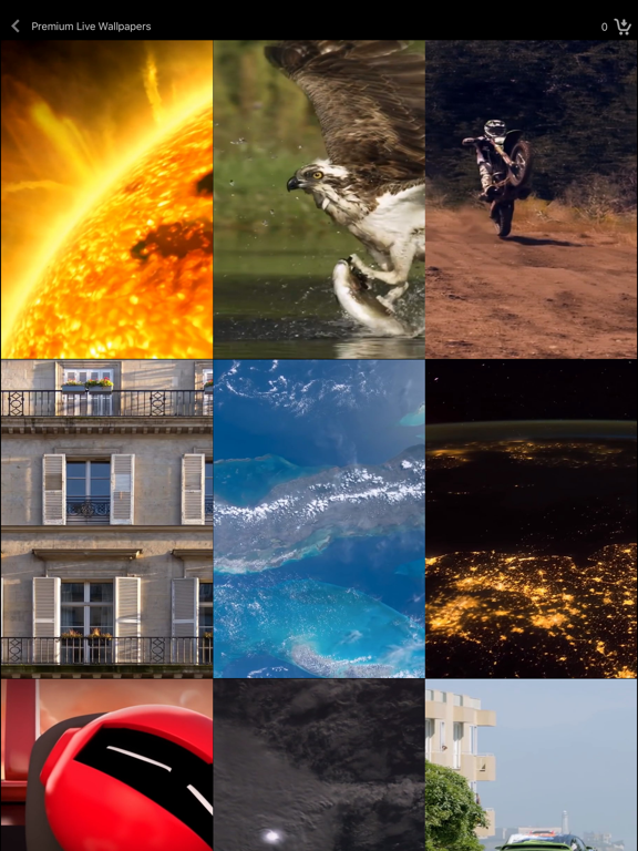 Live_Wallpaper_Collections iPadOS App Screenshot 1