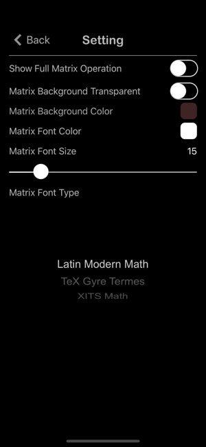 Matrix Calculator Nitrio iOS App for iPhone and iPad