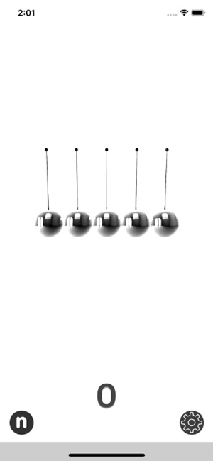 Newton's Cradle Plus iOS App for iPhone and iPad