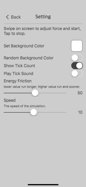 Newton's Cradle Plus iOS App for iPhone and iPad