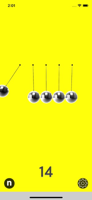 Newton's Cradle Plus iOS App for iPhone and iPad