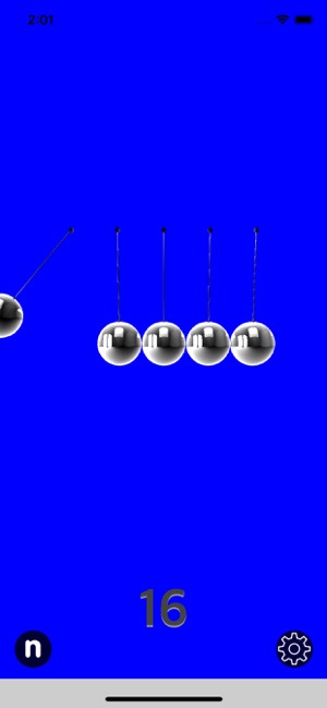 Newton's Cradle Plus iOS App for iPhone and iPad