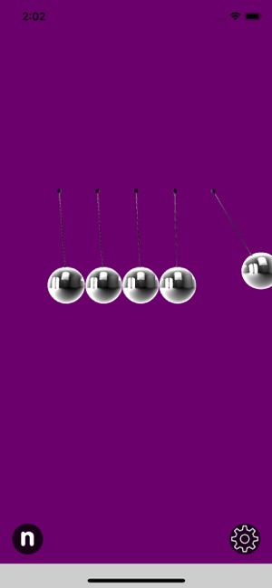 Newton's Cradle Plus iOS App for iPhone and iPad