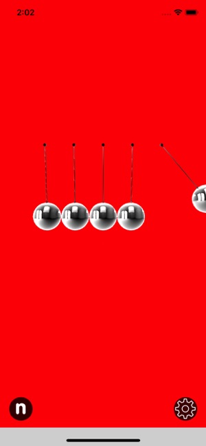 Newton's Cradle Plus iOS App for iPhone and iPad