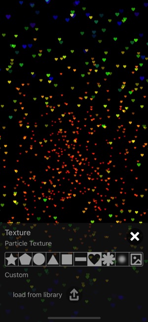 Particle Generator iOS App for iPhone and iPad