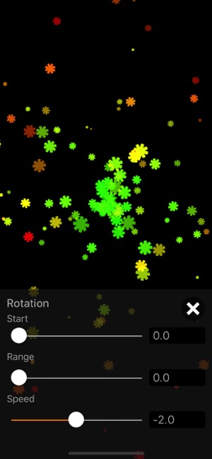 Particle Generator iOS App for iPhone and iPad