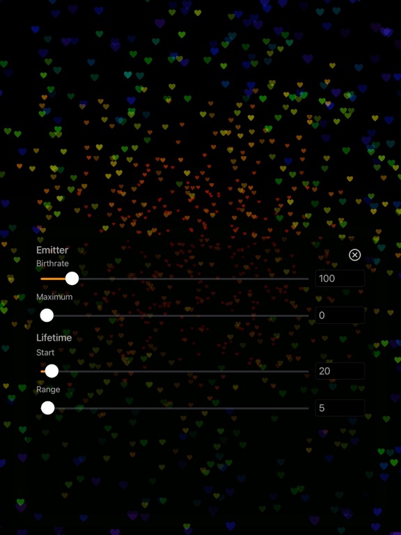 Particle_Generator iPadOS App Screenshot 5