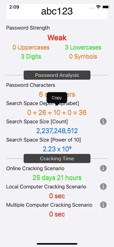 Password_Strength_Checker iOS App Screenshot 5
