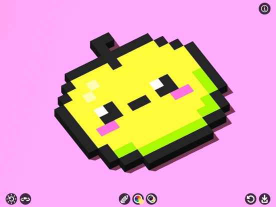 Pixel_Draw_3D iPadOS App Screenshot 2