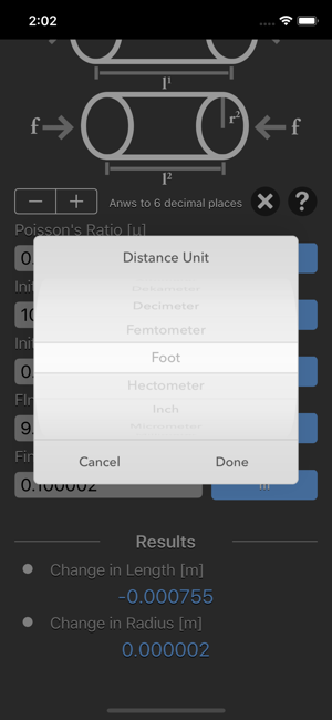 Poisson Ratio Calculator iOS App for iPhone and iPad