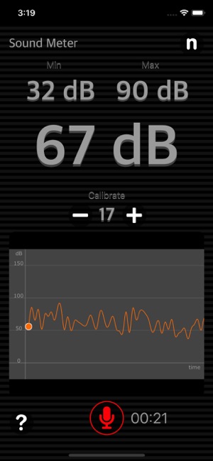 Sound Meter Plus iOS App for iPhone and iPad