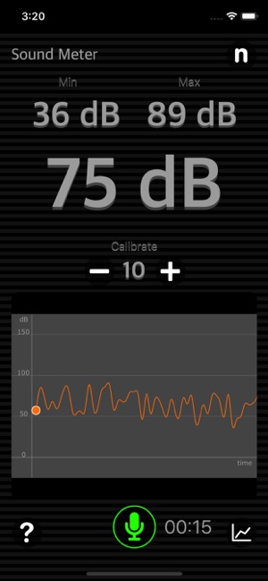 Sound Meter Plus iOS App for iPhone and iPad