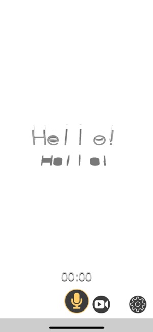 Speach To 3D Text iOS App for iPhone and iPad