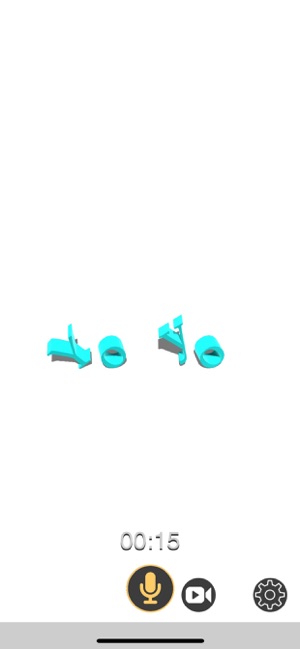 Speach To 3D Text iOS App for iPhone and iPad