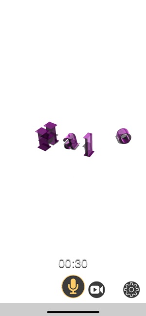 Speach To 3D Text iOS App for iPhone and iPad
