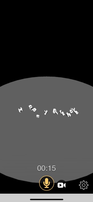 Speach To 3D Text iOS App for iPhone and iPad