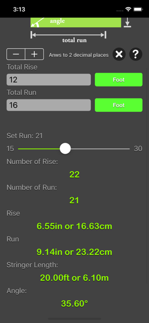 Stair Calculator Plus iOS App for iPhone and iPad