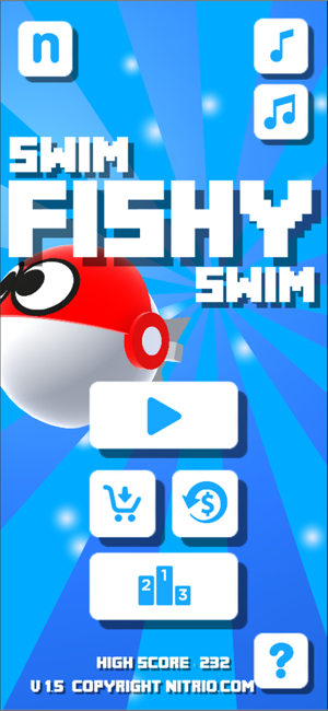 Swim Fishy Swim iOS App for iPhone and iPad