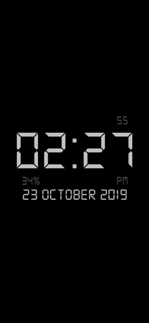 Titanium Digital Clock iOS App for iPhone and iPad