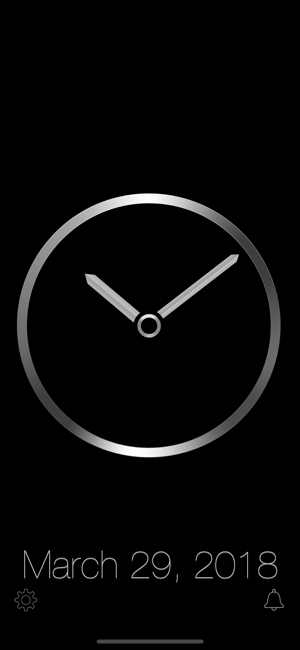 Titanium Luxury Clock iOS App for iPhone and iPad