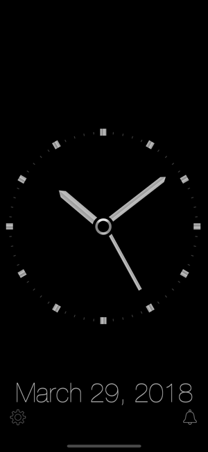 Titanium Luxury Clock iOS App for iPhone and iPad