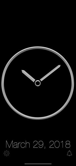 Titanium Luxury Clock iOS App for iPhone and iPad