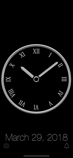 Titanium Luxury Clock iOS App for iPhone and iPad