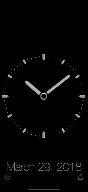 Titanium Luxury Clock iOS App for iPhone and iPad