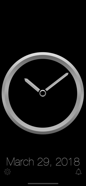 Titanium Luxury Clock iOS App for iPhone and iPad