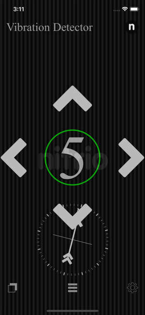 Vibration Detector iOS App for iPhone and iPad